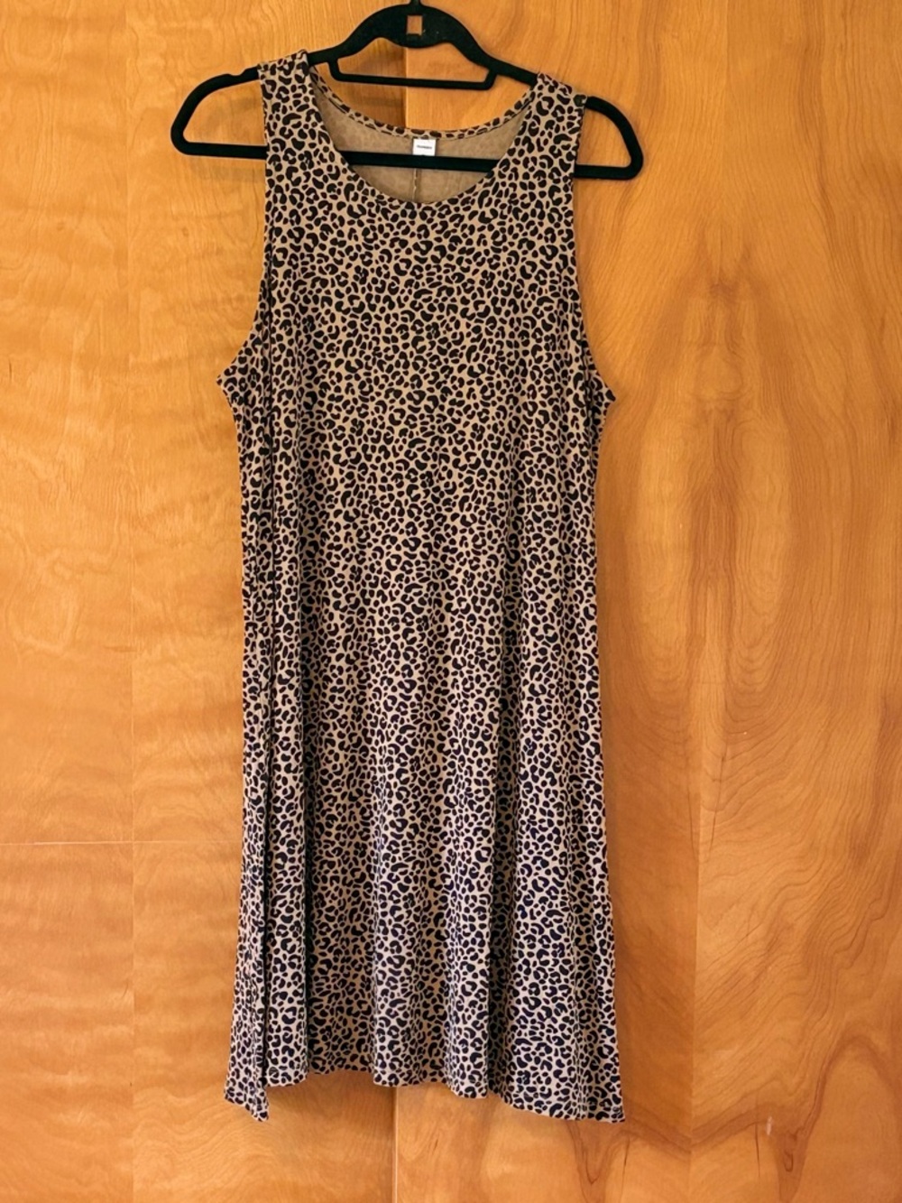 OLD NAVY Leopard Print Tank Dress - Tan & Black Women’s size XL